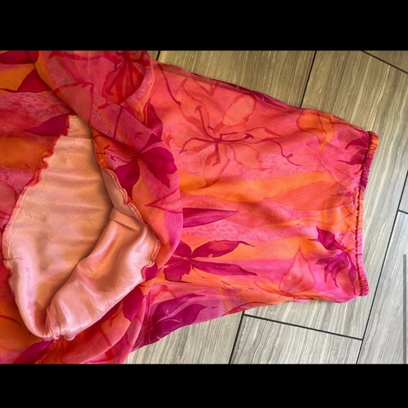 Vintage Y2K Vibrant Layered Maxi Skirt - Picture 5 of 5